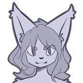 Simplistic icon of a friend's fursona